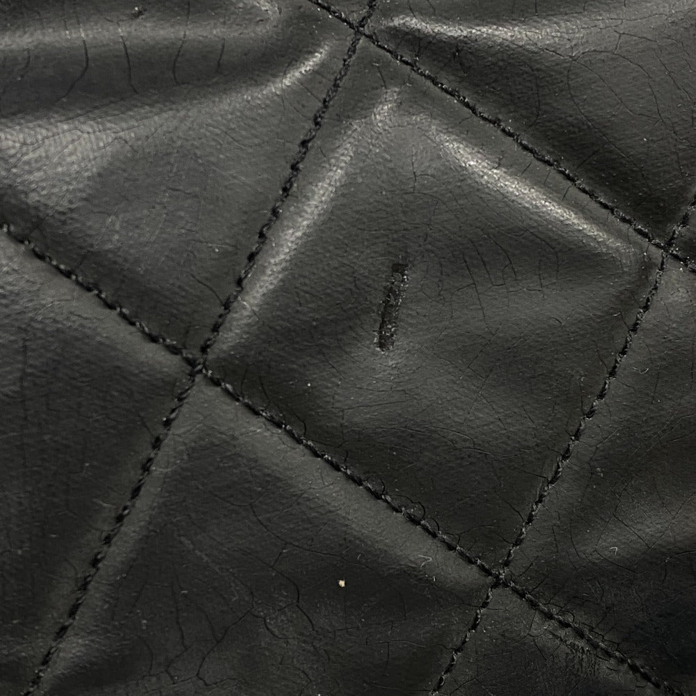 CHANEL Shoulder Bag lambskin black ChainShoulder Bag Matrasse purse Women Used Authentic