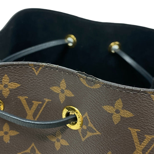 LOUIS VUITTON Shoulder Bag M44020 leather Brown Neonoe Women Used Authentic