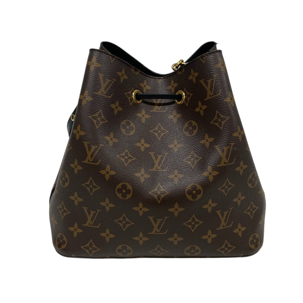 LOUIS VUITTON Shoulder Bag M44020 leather Brown Neonoe Women Used Authentic