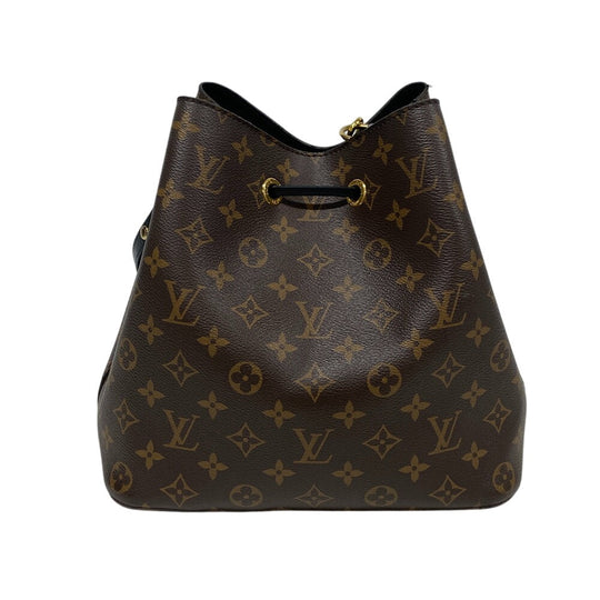 LOUIS VUITTON Shoulder Bag M44020 leather Brown Neonoe Women Used Authentic