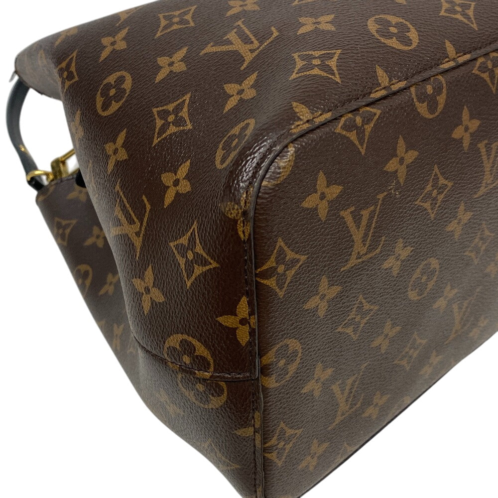 LOUIS VUITTON Shoulder Bag M44020 leather Brown Neonoe Women Used Authentic