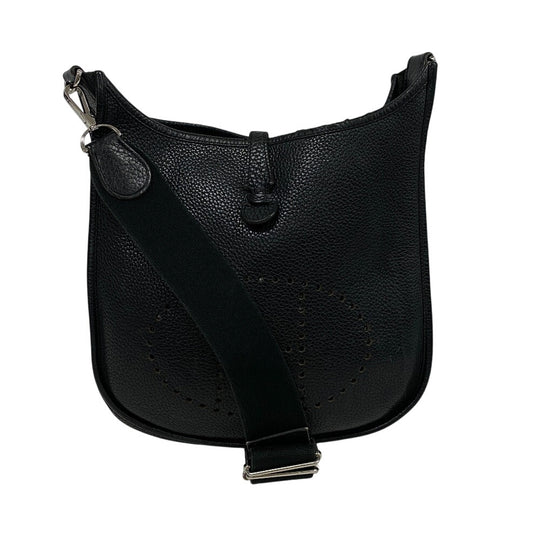HERMES Shoulder Bag Taurillon Clemence black Taurillon Clemence Evelyn 3 29 PM mens Used Authentic