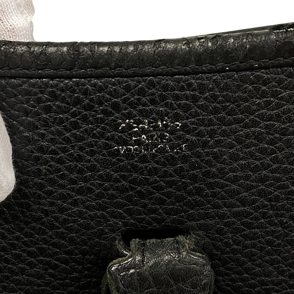HERMES Shoulder Bag Taurillon Clemence black Taurillon Clemence Evelyn 3 29 PM mens Used Authentic