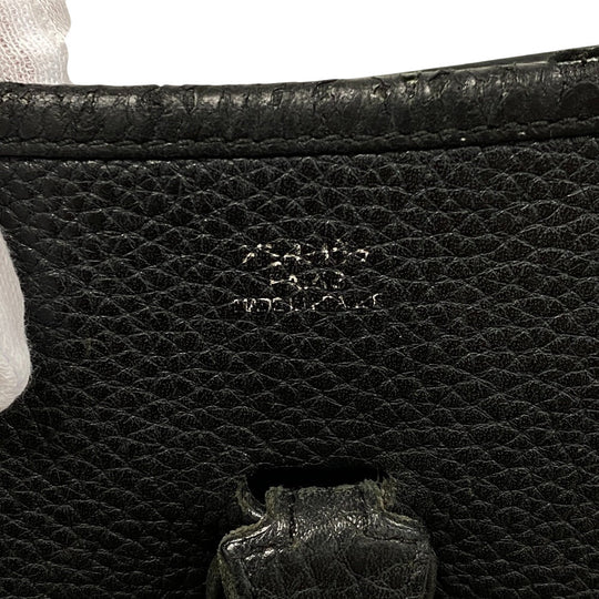 HERMES Shoulder Bag Taurillon Clemence black Taurillon Clemence Evelyn 3 29 PM mens Used Authentic