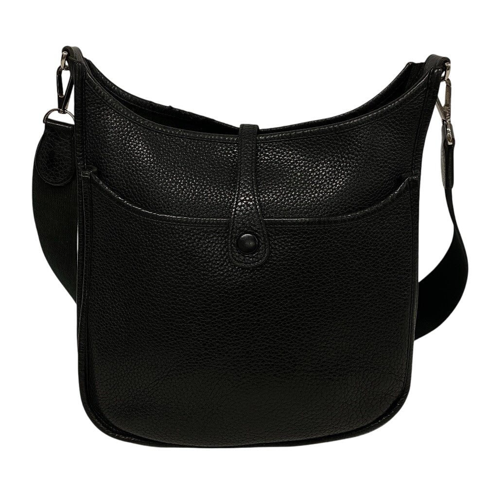 HERMES Shoulder Bag Taurillon Clemence black Taurillon Clemence Evelyn 3 29 PM mens Used Authentic