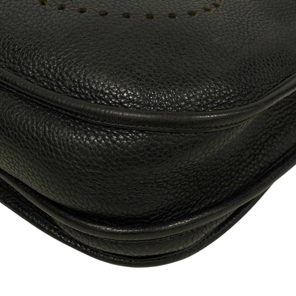 HERMES Shoulder Bag Taurillon Clemence black Taurillon Clemence Evelyn 3 29 PM mens Used Authentic