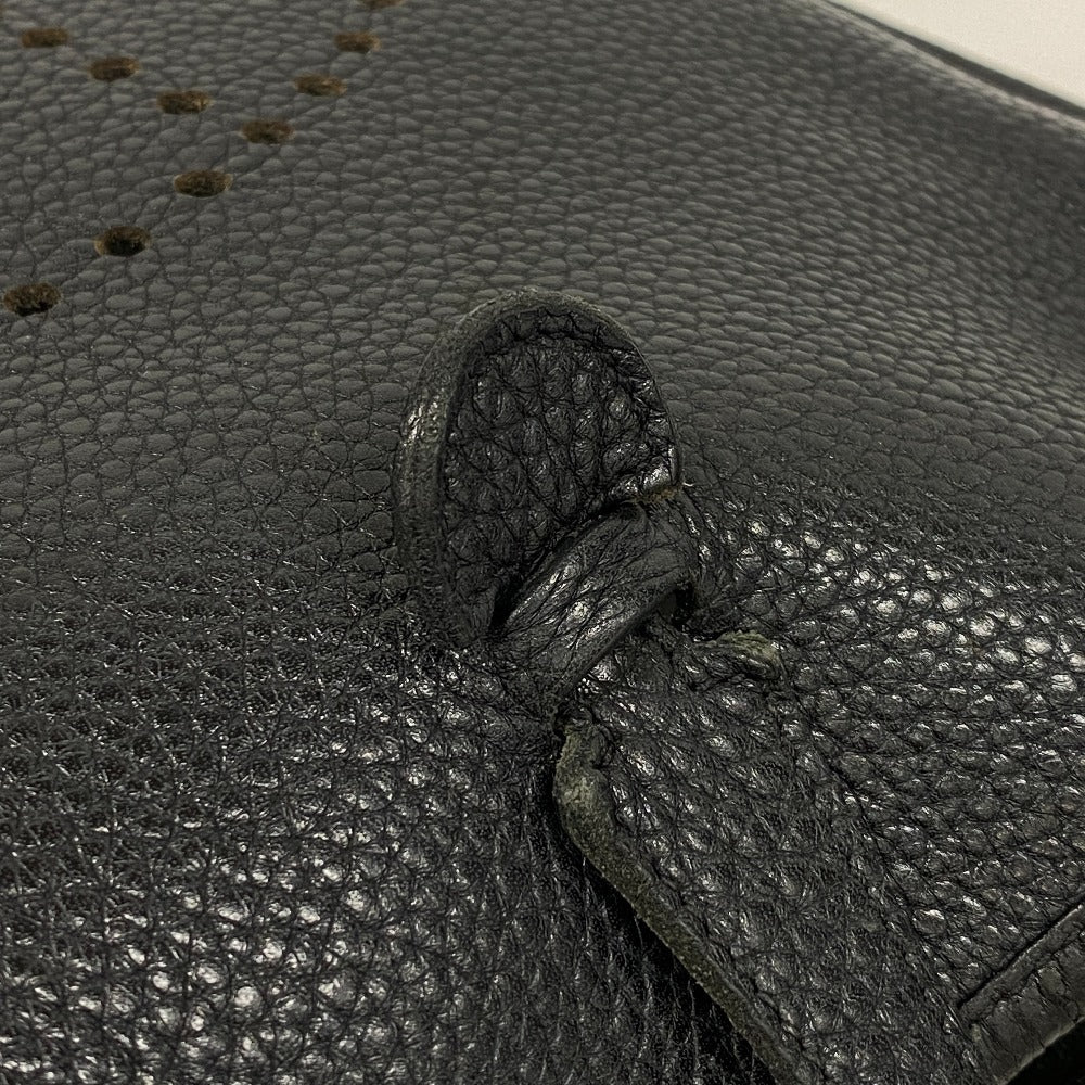 HERMES Shoulder Bag Taurillon Clemence black Taurillon Clemence Evelyn 3 29 PM mens Used Authentic