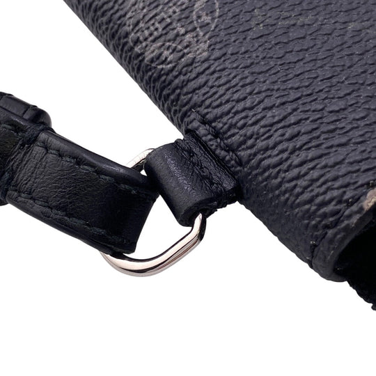 Berluti Long Wallet Purse PVC, Leather black Pouch Nino mens Used Authentic