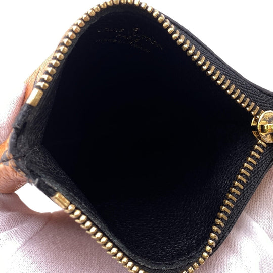 LOUIS VUITTON Pochette M69516 leather Black brown Monogram Ann Platt Pochette trio Women Used Authentic