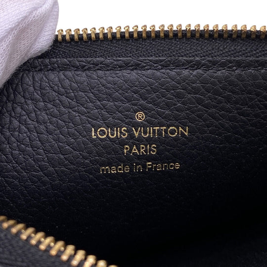 LOUIS VUITTON Pochette M69516 leather Black brown Monogram Ann Platt Pochette trio Women Used Authentic