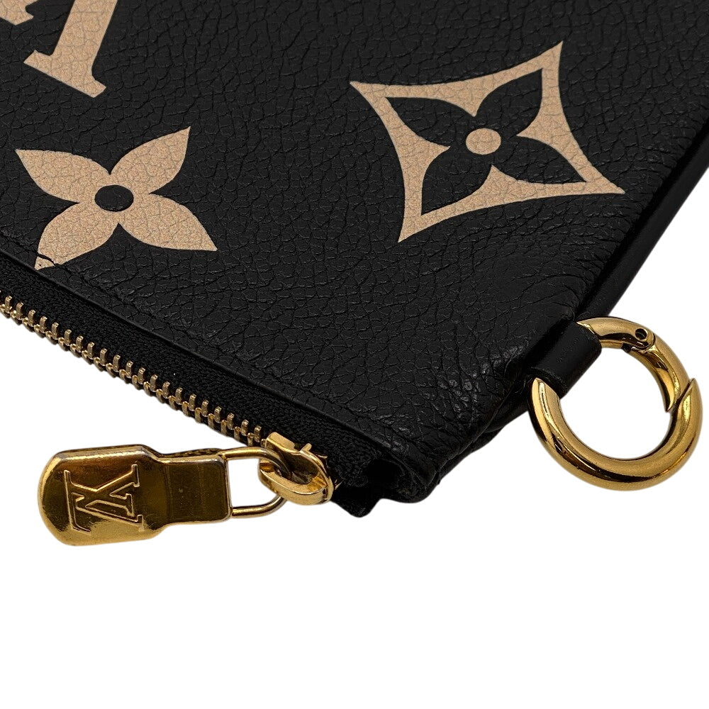 LOUIS VUITTON Pochette M69516 leather Black brown Monogram Ann Platt Pochette trio Women Used Authentic