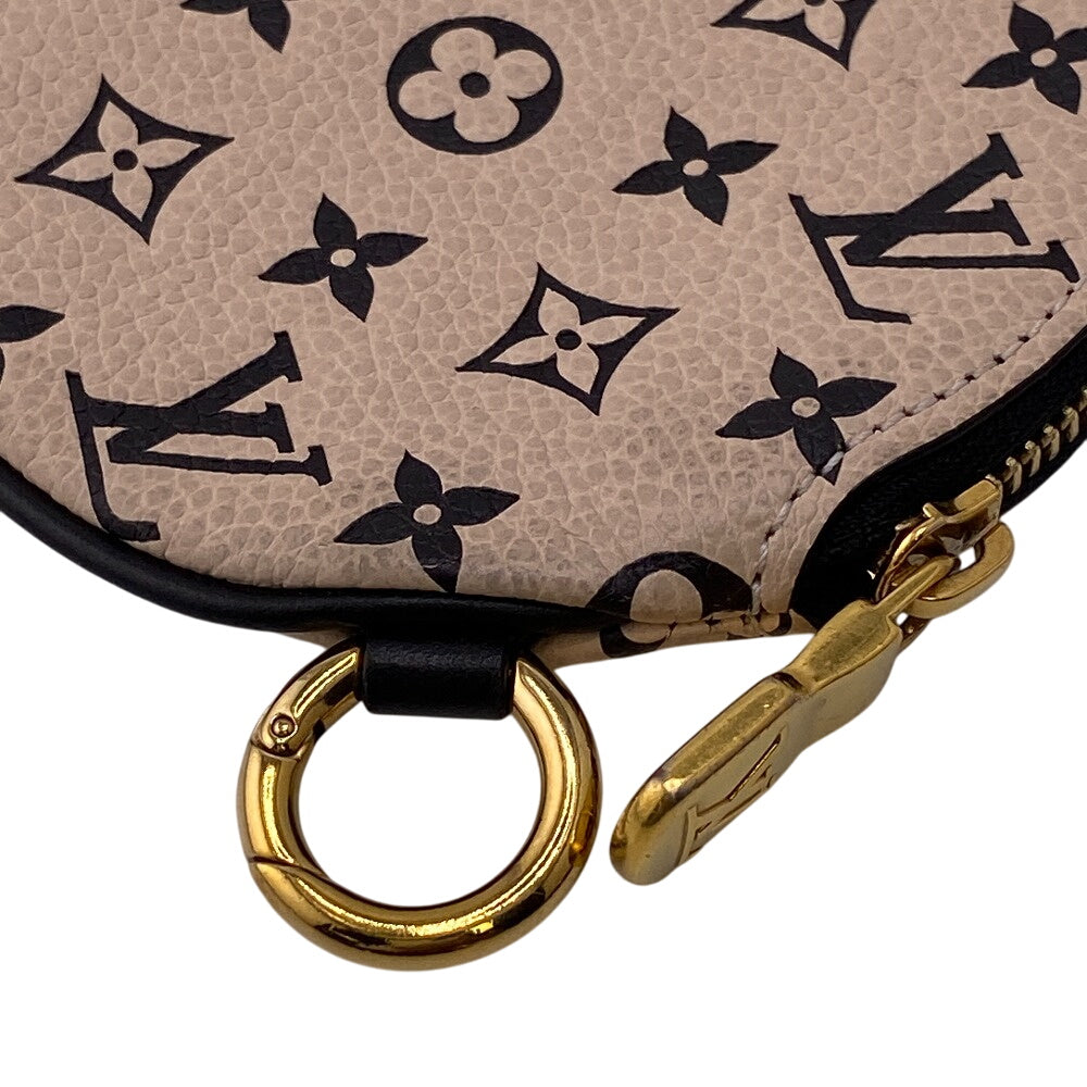 LOUIS VUITTON Pochette M69516 leather Black brown Monogram Ann Platt Pochette trio Women Used Authentic