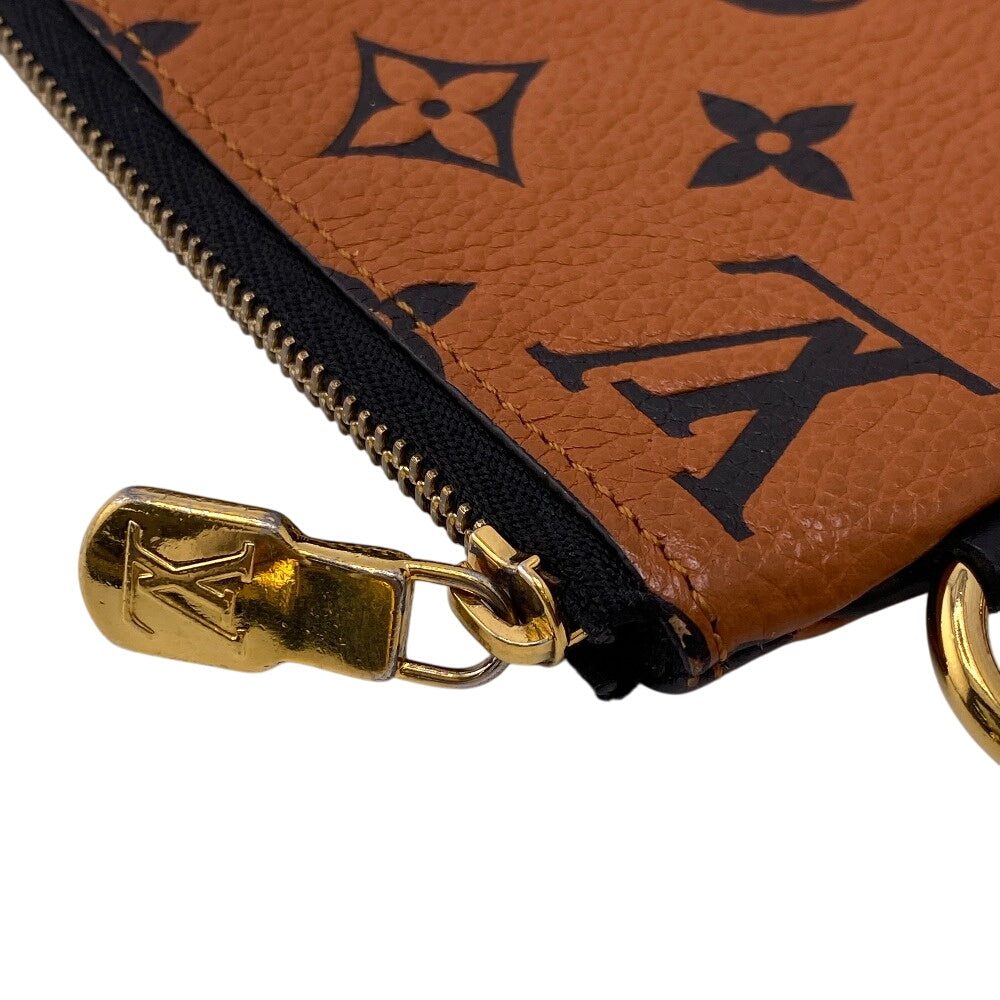 LOUIS VUITTON Pochette M69516 leather Black brown Monogram Ann Platt Pochette trio Women Used Authentic