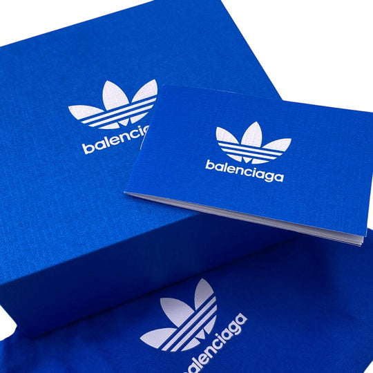 BALENCIAGA Tri-fold wallet 721893 leather Red adidas collaboration Compact wallet mens(Unisex) Used Authentic