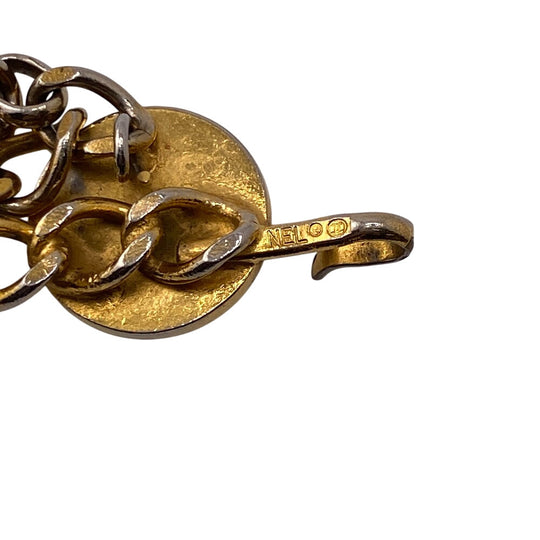 CHANEL belt Gold Plated gold COCO Mark 1984 Chain Women Used Authentic