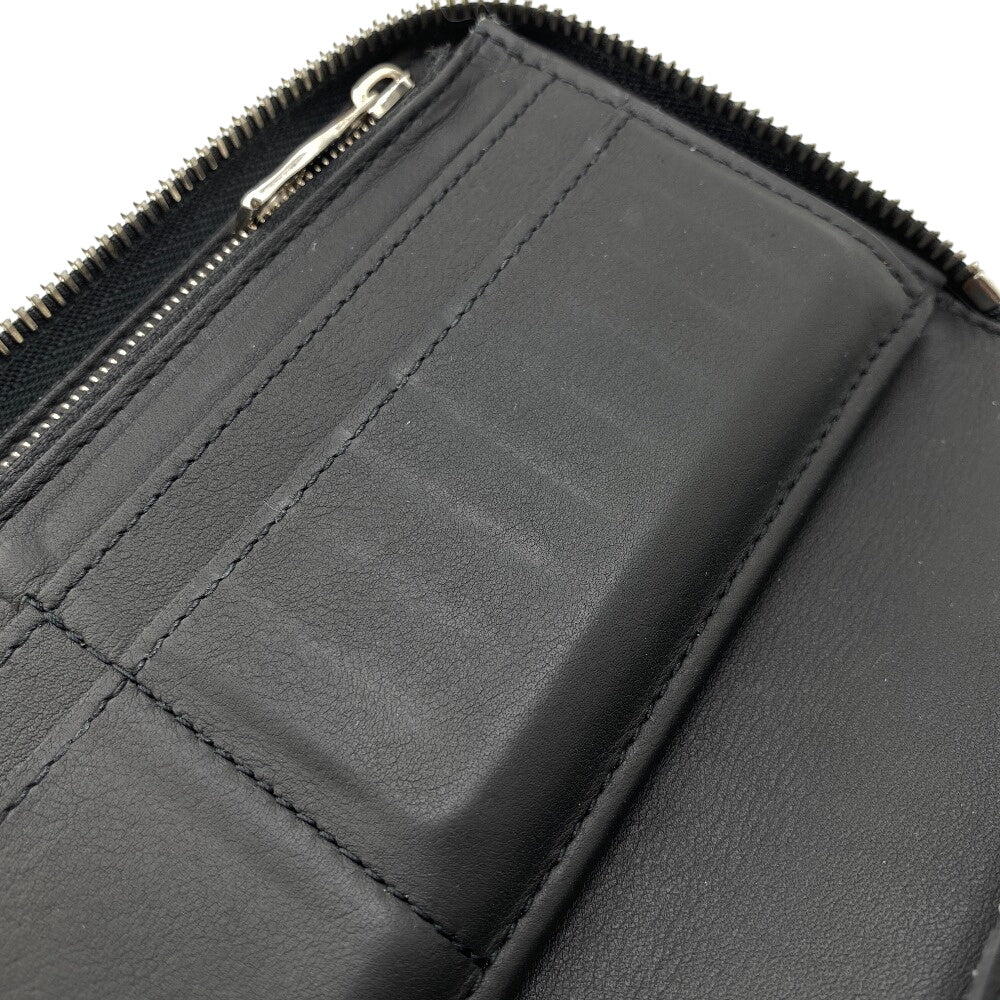 LOUIS VUITTON Long Wallet Purse M81775 Monogram black Zippy wallet Monogram Vertical unisex(Unisex) Used Authentic
