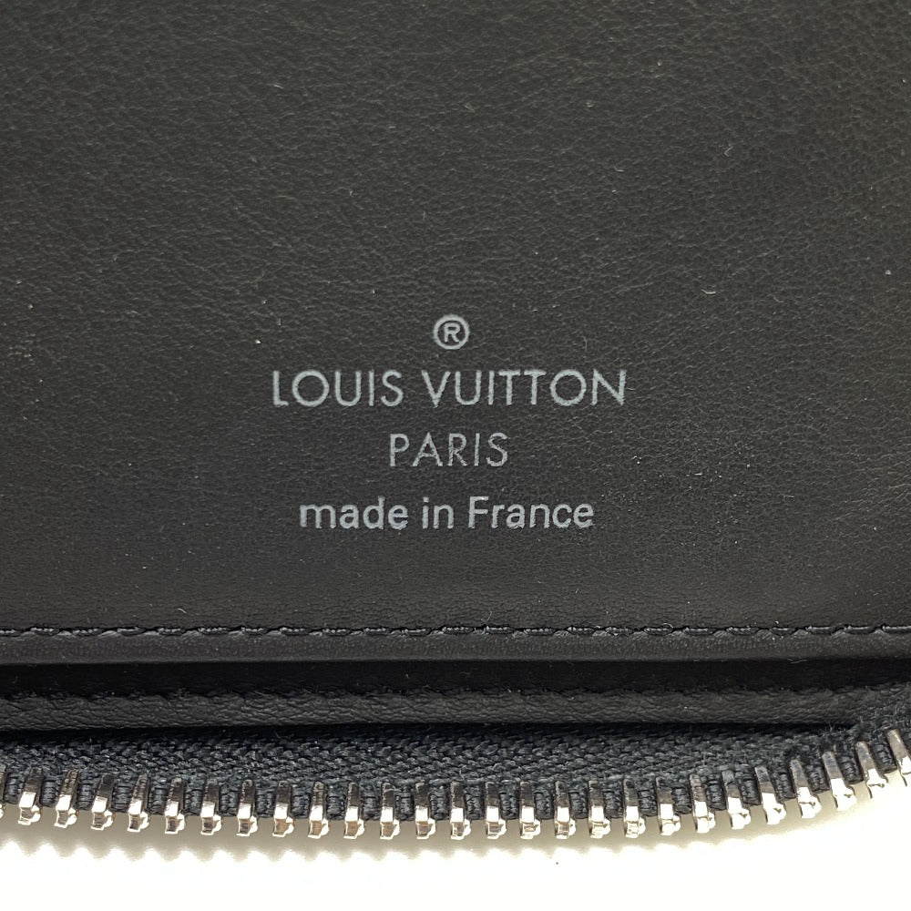 LOUIS VUITTON Long Wallet Purse M81775 Monogram black Zippy wallet Monogram Vertical unisex(Unisex) Used Authentic