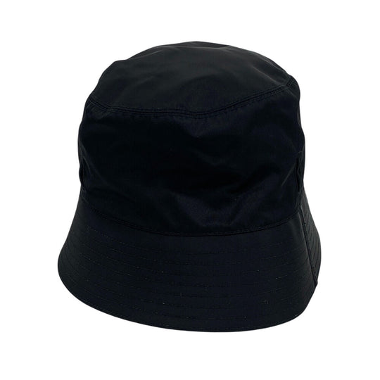 PRADA hat 2HC282 Nylon black Bucket hat polyamide unisex(Unisex) 59 Used Authentic