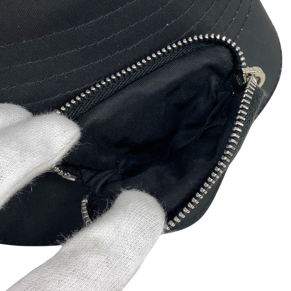 PRADA hat 2HC282 Nylon black Bucket hat polyamide unisex(Unisex) 59 Used Authentic