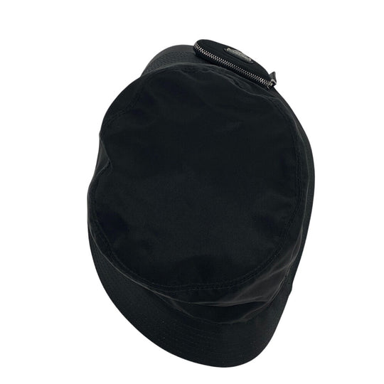 PRADA hat 2HC282 Nylon black Bucket hat polyamide unisex(Unisex) 59 Used Authentic