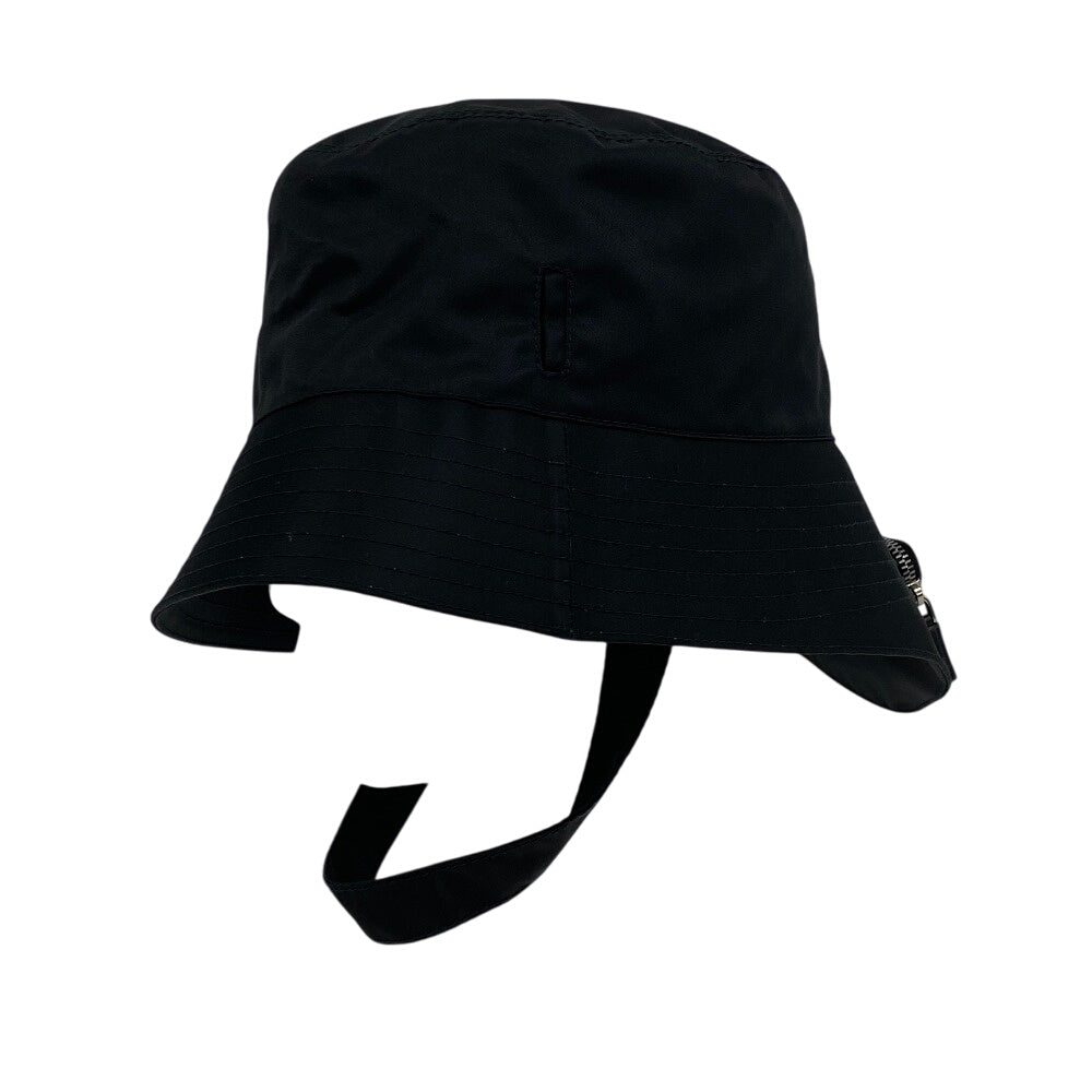PRADA hat 2HC282 Nylon black Bucket hat polyamide unisex(Unisex) 59 Used Authentic