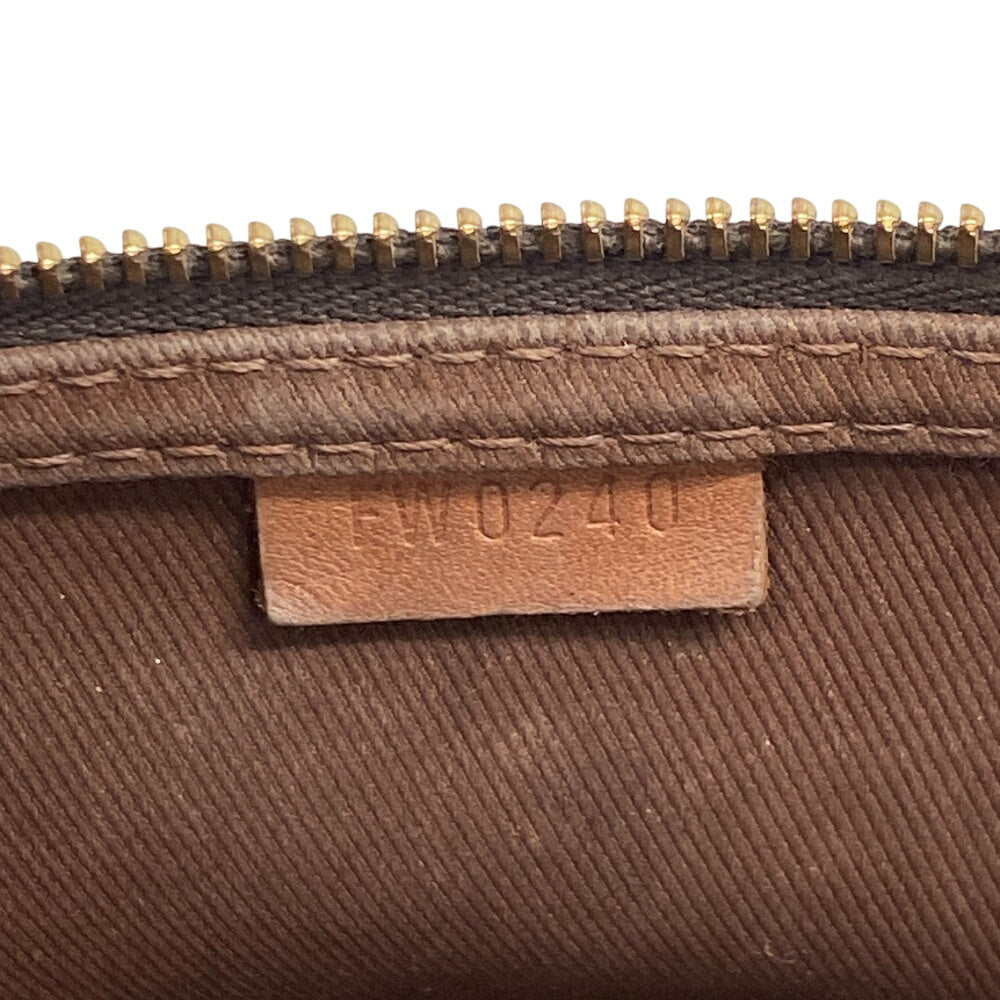 LOUIS VUITTON Pouch M43688 Monogram, Leather Brown Monogram Cube de Langemann unisex(Unisex) Used Authentic
