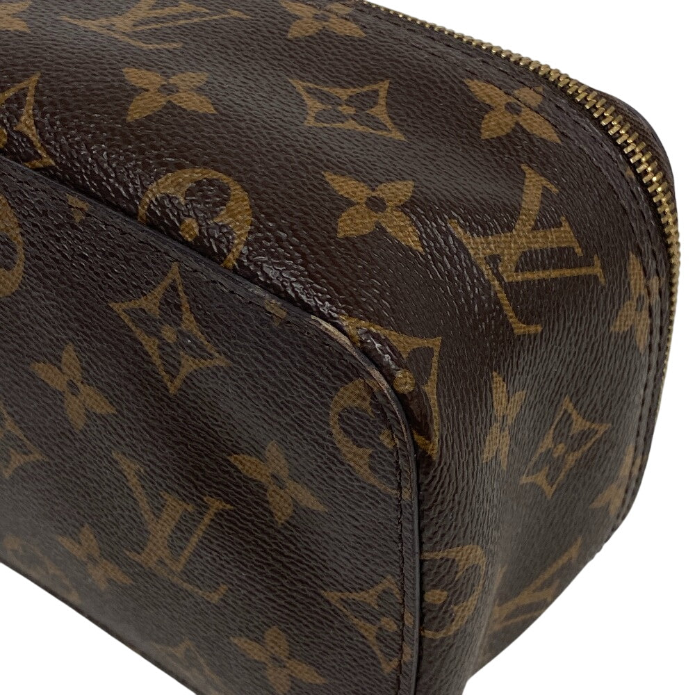 LOUIS VUITTON Pouch M43688 Monogram, Leather Brown Monogram Cube de Langemann unisex(Unisex) Used Authentic