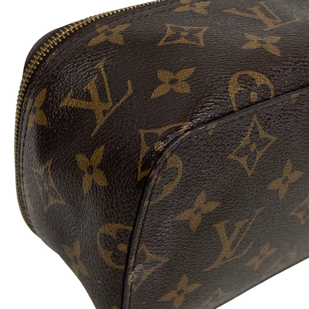 LOUIS VUITTON Pouch M43688 Monogram, Leather Brown Monogram Cube de Langemann unisex(Unisex) Used Authentic