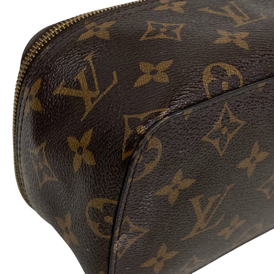 LOUIS VUITTON Pouch M43688 Monogram, Leather Brown Monogram Cube de Langemann unisex(Unisex) Used Authentic