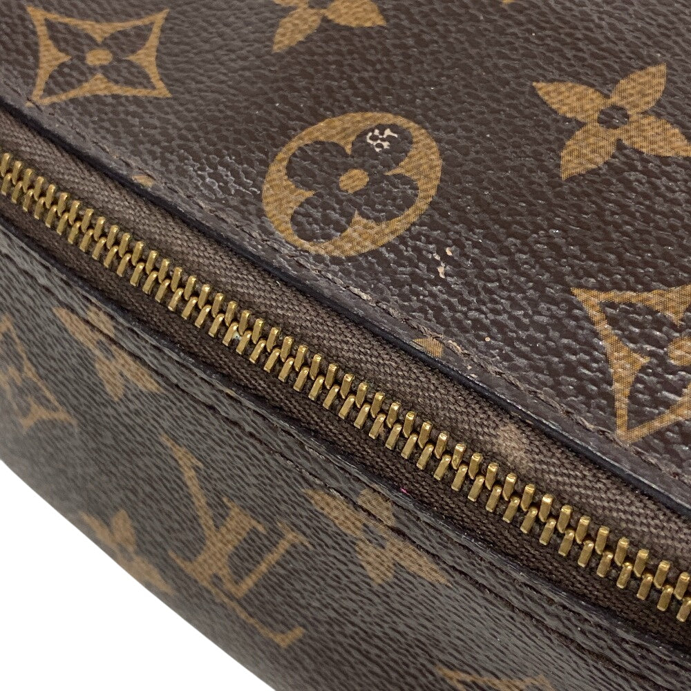 LOUIS VUITTON Pouch M43688 Monogram, Leather Brown Monogram Cube de Langemann unisex(Unisex) Used Authentic