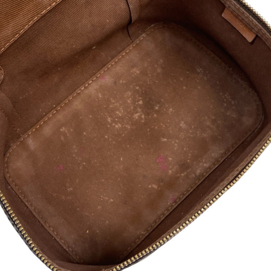 LOUIS VUITTON Pouch M43688 Monogram, Leather Brown Monogram Cube de Langemann unisex(Unisex) Used Authentic