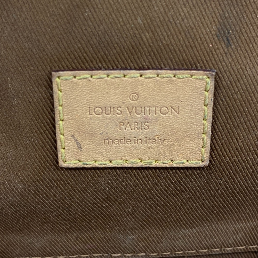 LOUIS VUITTON Pouch M43688 Monogram, Leather Brown Monogram Cube de Langemann unisex(Unisex) Used Authentic