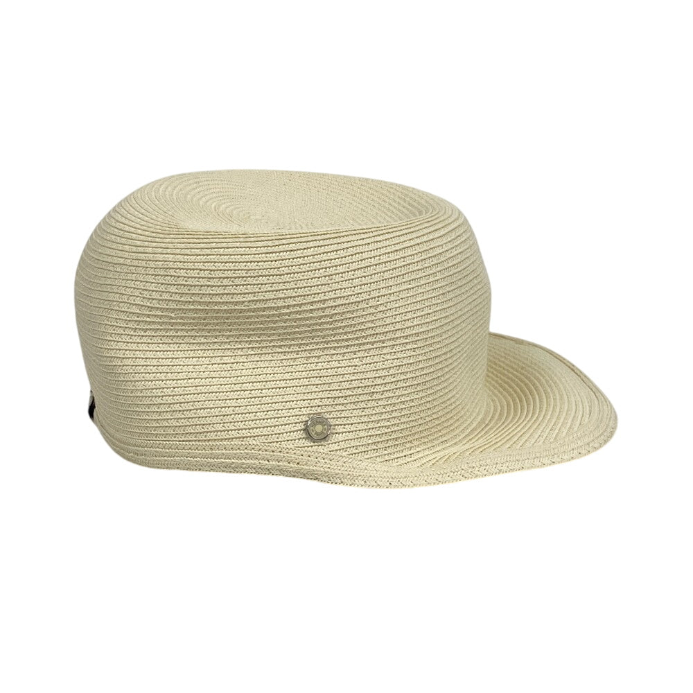 HERMES Casquette paper beige Serie Women 56 Used Authentic