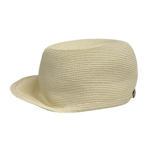 HERMES Casquette paper beige Serie Women 56 Used Authentic