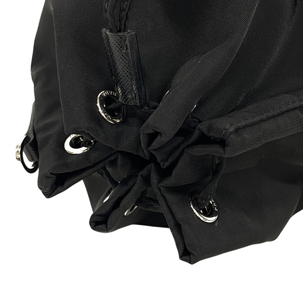 PRADA Pouch 1NE369 Nylon, Leather black Re Nylon unisex(Unisex) Used Authentic
