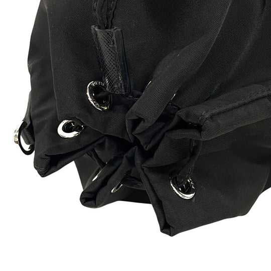 PRADA Pouch 1NE369 Nylon, Leather black Re Nylon unisex(Unisex) Used Authentic