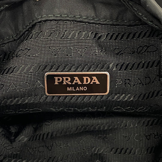 PRADA Pouch 1NE369 Nylon, Leather black Re Nylon unisex(Unisex) Used Authentic