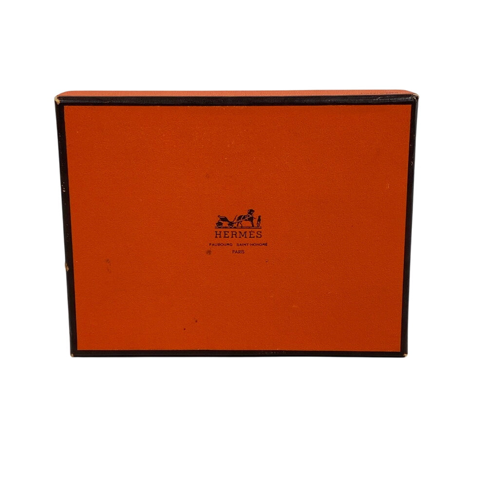 HERMES Card Case Epsom black Made in 2018 Petite Horizontal mens Used Authentic