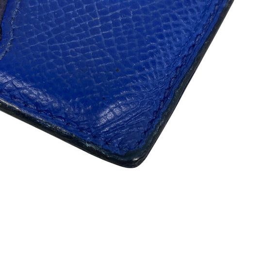 HERMES Card Case Epsom black Made in 2018 Petite Horizontal mens Used Authentic