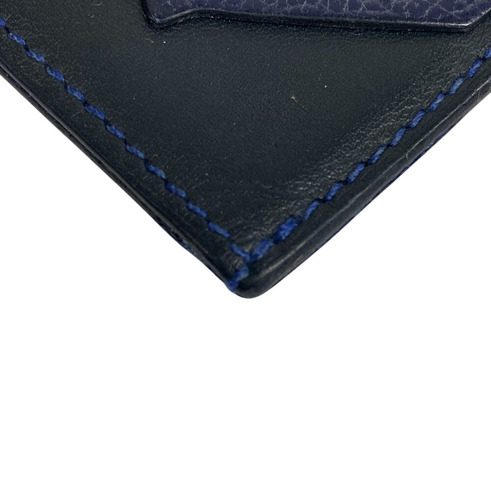 HERMES Card Case Epsom black Made in 2018 Petite Horizontal mens Used Authentic