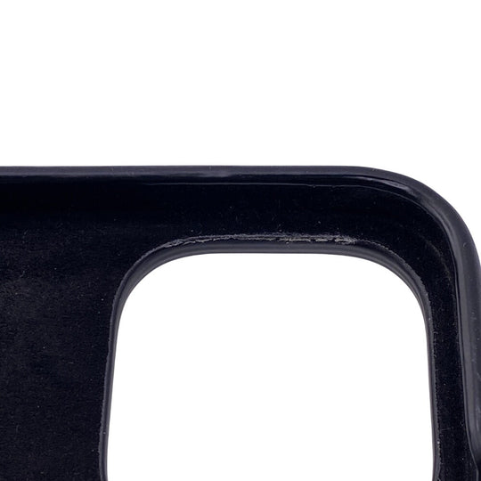 Christian Dior Mobile case leather black Lady Dior Canage Women iPhone15PRO Used Authentic