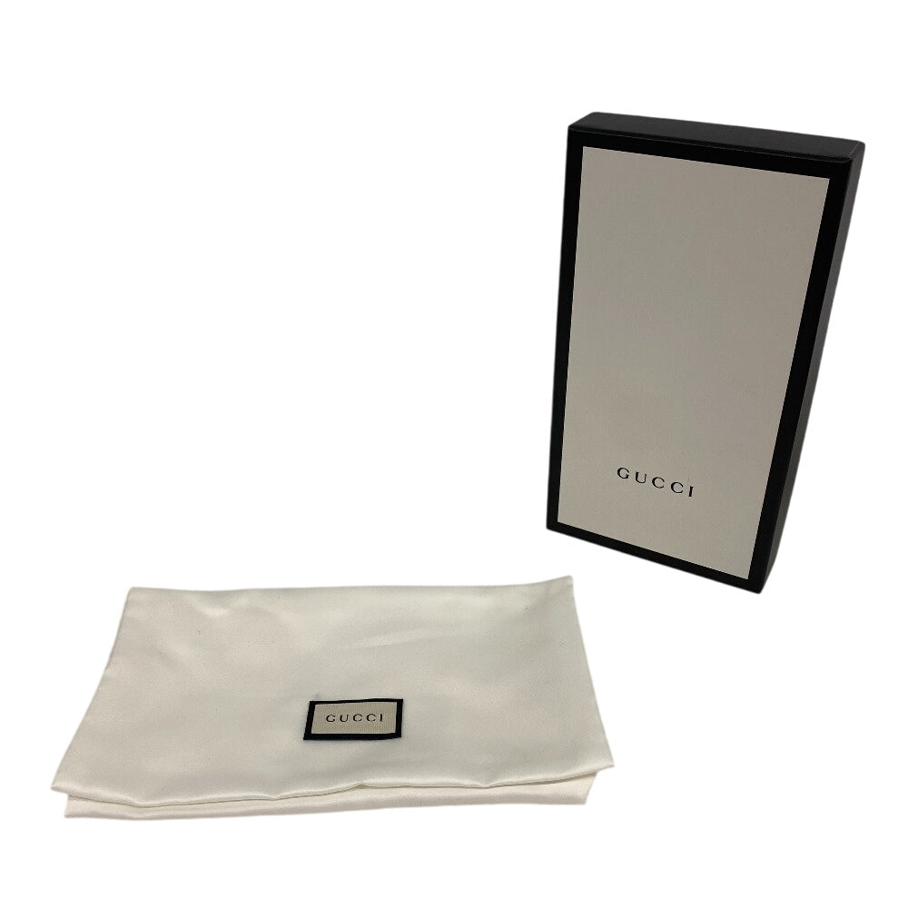 GUCCI Long Wallet Purse 658691 leather yellow Zip Around logo unisex(Unisex) Used Authentic