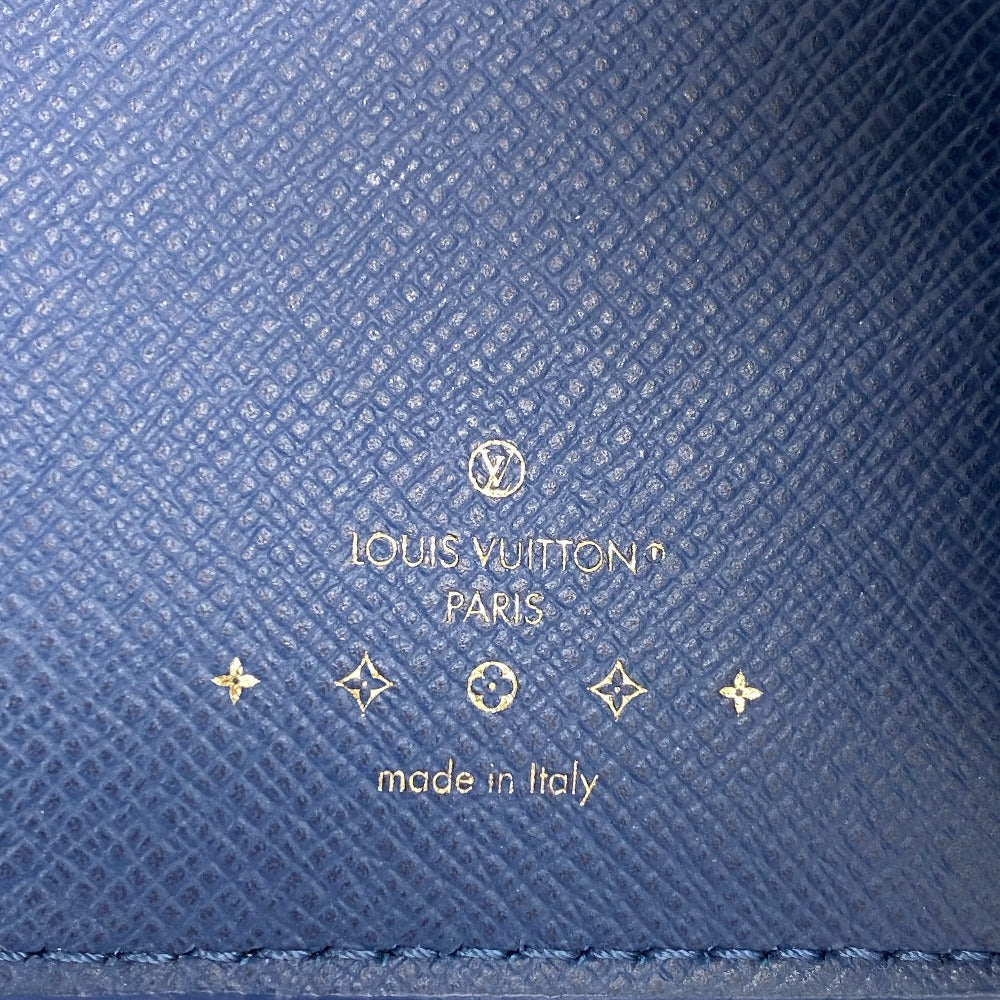 LOUIS VUITTON Tri-fold wallet M82959 Monogram denim, leather blue Portefeuille Victorine