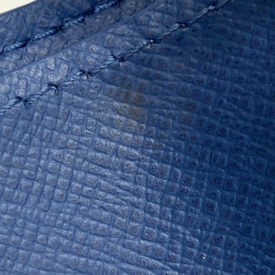 LOUIS VUITTON Tri-fold wallet M82959 Monogram denim, leather blue Portefeuille Victorine