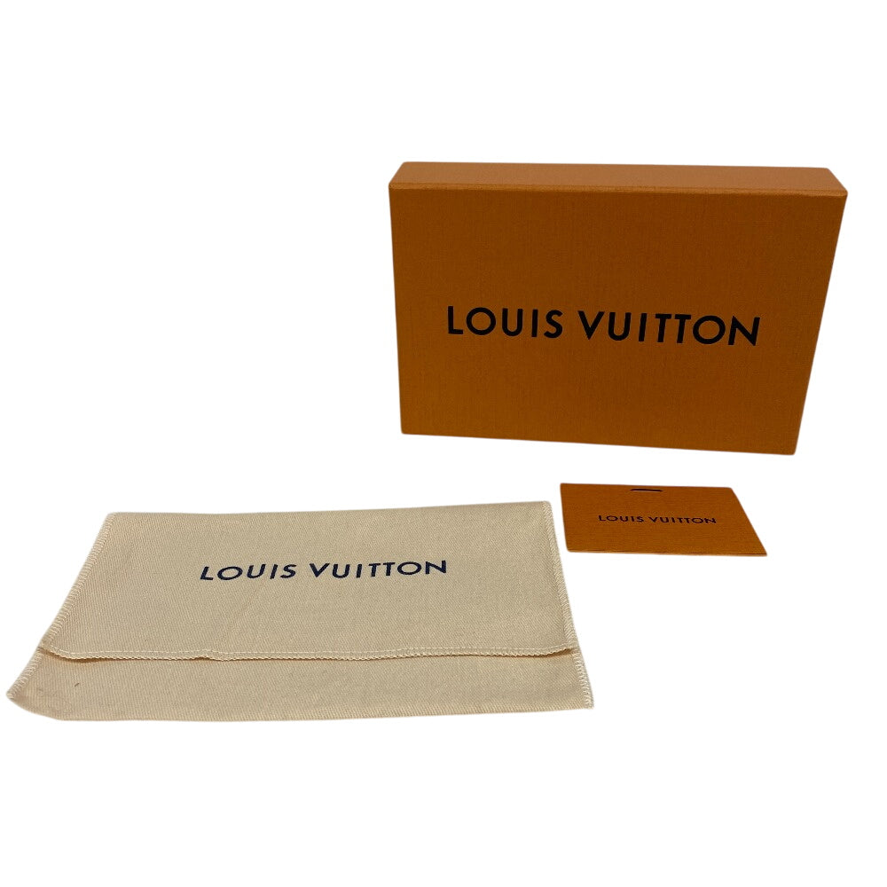 LOUIS VUITTON Tri-fold wallet M82959 Monogram denim, leather blue Portefeuille Victorine