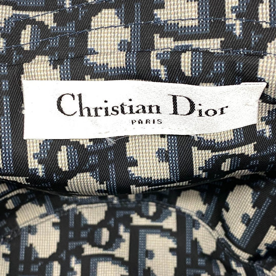 Dior hat Polyester, Cotton Navy Teddy-D Oblique unisex(Unisex) Used Authentic