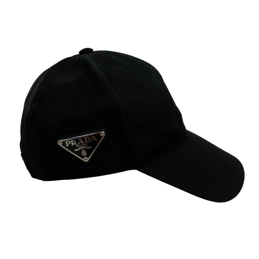 PRADA cap 2HC274 Nylon black Re Nylon unisex(Unisex) L Used Authentic