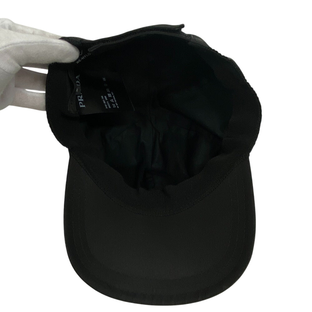 PRADA cap 2HC274 Nylon black Re Nylon unisex(Unisex) L Used Authentic