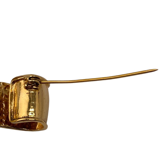 CHANEL Brooch Gold Plated gold COCO Mark Women Used Authentic