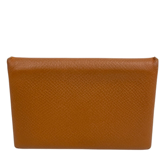 HERMES Coin case Epsom beige Made in 2017 Calvi mens Used Authentic